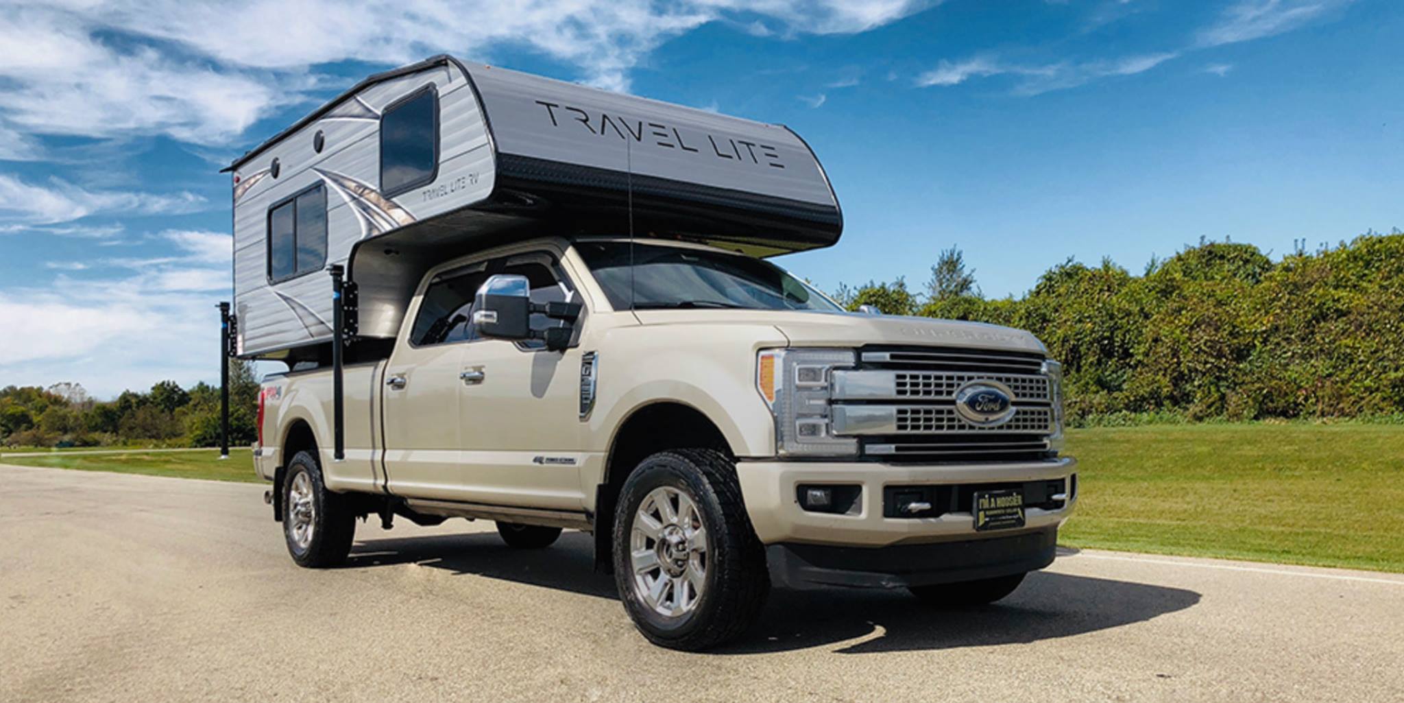truck camper travel trailer