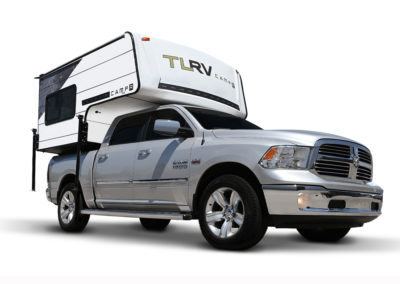 Truck with Extended Stay Camper