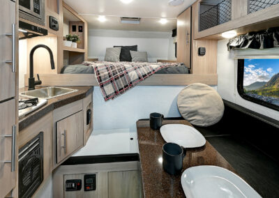 up country 650 travel lite truck camper interior